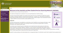 Desktop Screenshot of horizonscanning.gov.au